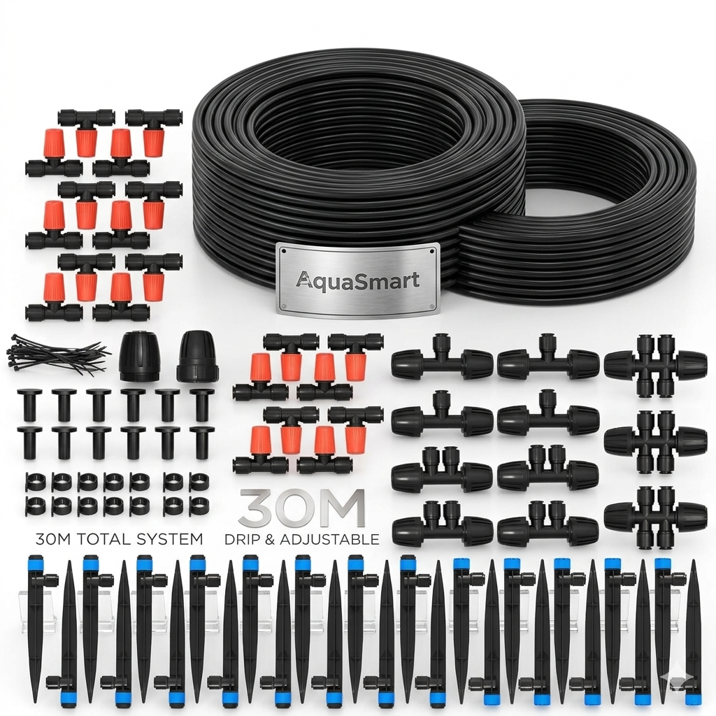 AquaSmart 30M Drip Irrigation System