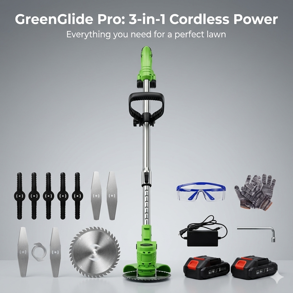 3 In 1 Cordless Grass Trimmer